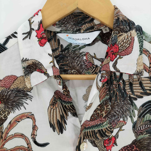 ニポアロハ NIPOALOHA 別注 GAME COCK JAKUCHU ITO S/S メンズ JPN:2