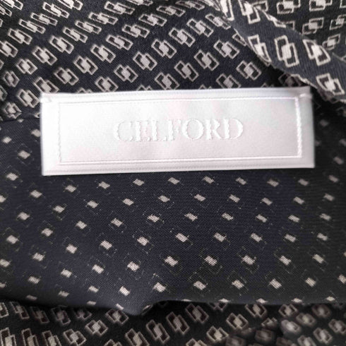 セルフォード CELFORD 総柄 ボウタイブラウス レディース JPN:36