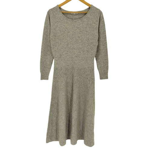 ナチュラルビューティーベーシック NATURAL BEAUTY BASIC ライトヘアリーニットワンピース レディース JPN:M