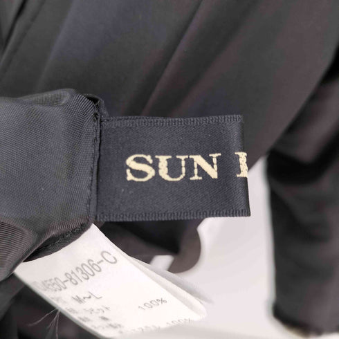 SUNROSE ラビットファースタンドカラーコート スクエア レディース M~L