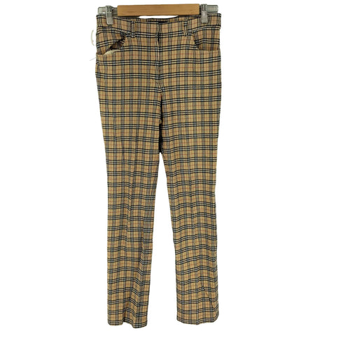 バーバリーブルーレーベル BURBERRY BLUE LABEL ノバチェック スラックスパンツ レディース JPN:40 40