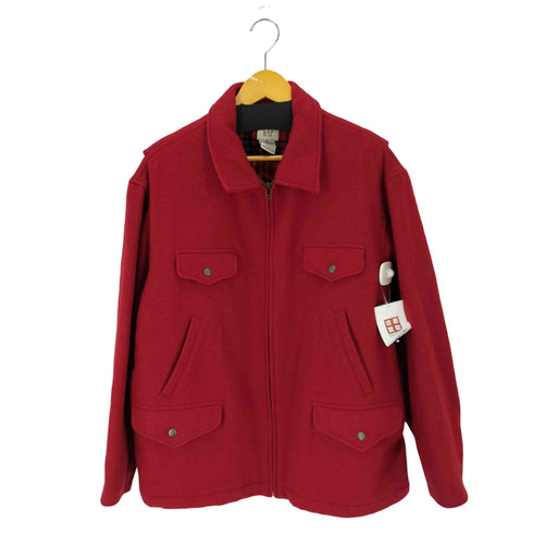 ギャップ Gap 00S Old GAP オールドギャップ ウールハンティングジャケット ジップアップブルゾン 裏地ネル メンズ JPN:M