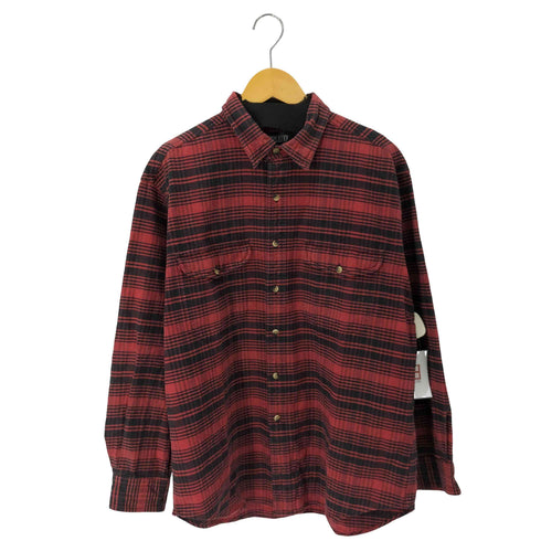 ランズエンド LANDS END 90-2000s 2ポケットチェックシャツ メンズ JPN:L