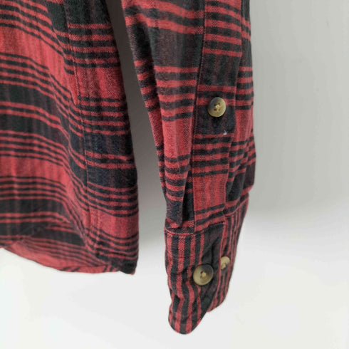 ランズエンド LANDS END 90-2000s 2ポケットチェックシャツ メンズ JPN:L