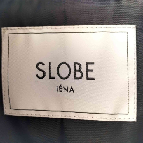 スローブイエナ SLOBE IENA 22AW ウール メルトン スタンドカラー コート レディース