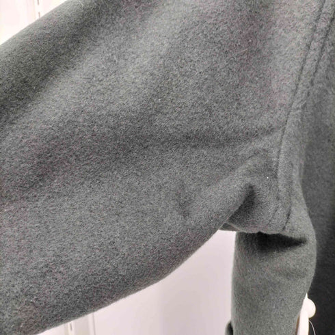 スローブイエナ SLOBE IENA ダブルボタン ノーカラー ショート コート レディース