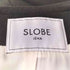 スローブイエナ SLOBE IENA ダブルボタン ノーカラー ショート コート レディース