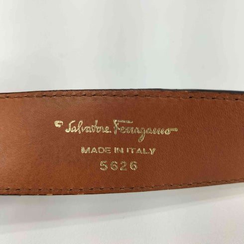 サルヴァトーレフェラガモ Salvatore Ferragamo ガンチーニ スエードベルト メンズ