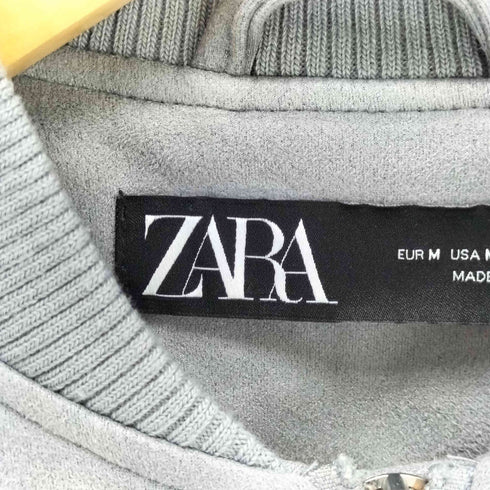 ザラ ZARA フェイクスエードブルゾン レディース import:M