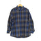 アクアスキュータム AQUASCUTUM ブロックチェックコットンシャツ メンズ 4L