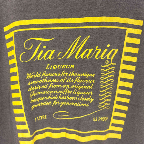 Tia Mria プリント シングルステッチ クルーネックTシャツ メンズ