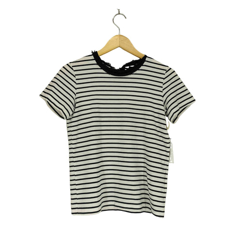 トリココムデギャルソン tricot COMME des GARCONS AD2006 07SS 襟カットオフ切替ボーダーTシャツ レディース