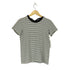 トリココムデギャルソン tricot COMME des GARCONS AD2006 07SS 襟カットオフ切替ボーダーTシャツ レディース
