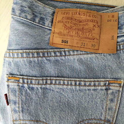 リーバイス Levis USA製 501 ボタンフライジーンズ メンズ W31L30