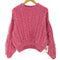 ザラ ZARA RUFFLED KNIT SWEATER レディース import:M