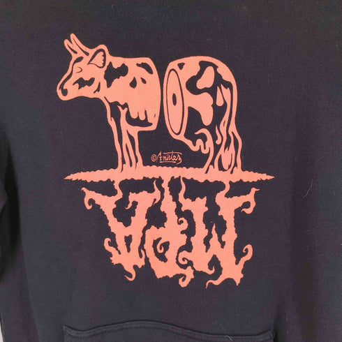 MOMENTARY PSYCHO ART COW LOGO P/O-PARKA メンズ JPN:L