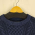 サイドスロープ SIDE SLOPE HAND KNIT フィッシャーマン モヘヤ シルク混 クルーネック ハンドニット ケーブルニット メンズ JPN:3