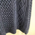 サイドスロープ SIDE SLOPE HAND KNIT フィッシャーマン モヘヤ シルク混 クルーネック ハンドニット ケーブルニット メンズ JPN:3
