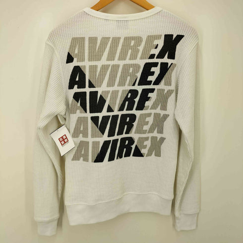 ピーエックス アヴィレックス PX AVIREX ビッグロゴワッフルトレーナー メンズ JPN:M