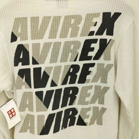 ピーエックス アヴィレックス PX AVIREX ビッグロゴワッフルトレーナー メンズ JPN:M