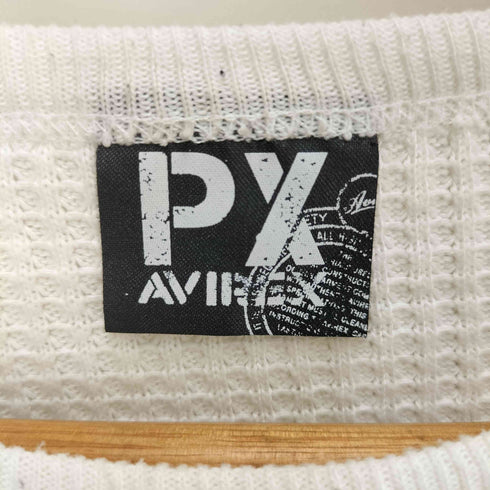 ピーエックス アヴィレックス PX AVIREX ビッグロゴワッフルトレーナー メンズ JPN:M