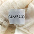 シンプリシテェ SIMPLICITE レースシャツ レディース