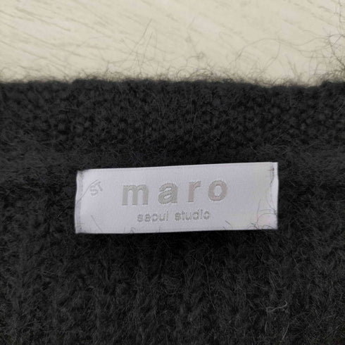 maro Vネックシャギーカーディガン メンズ