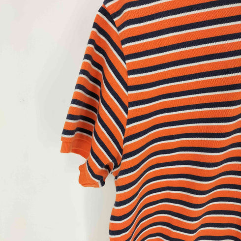 ポロバイラルフローレン Polo by RALPH LAUREN ポニー刺繍 ボーダーポロシャツ オーバーサイズ メンズ JPN:L