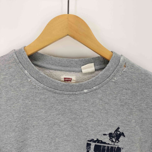 リーバイス Levis ボロ加工 スウェト メンズ JPN:M