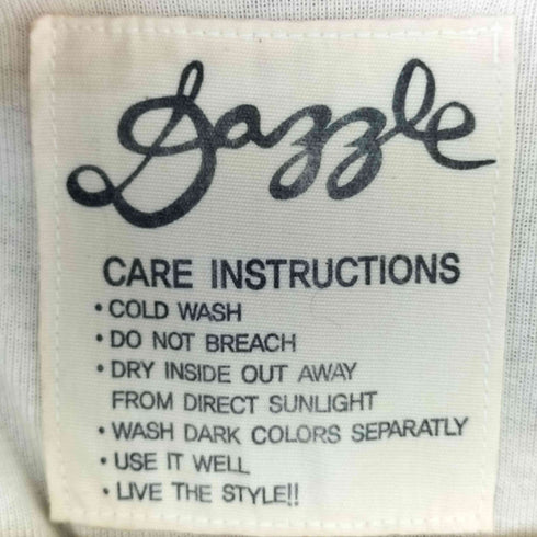 Jazzle CARE INSTRUCTIONS バイカラー ワンピース レディース