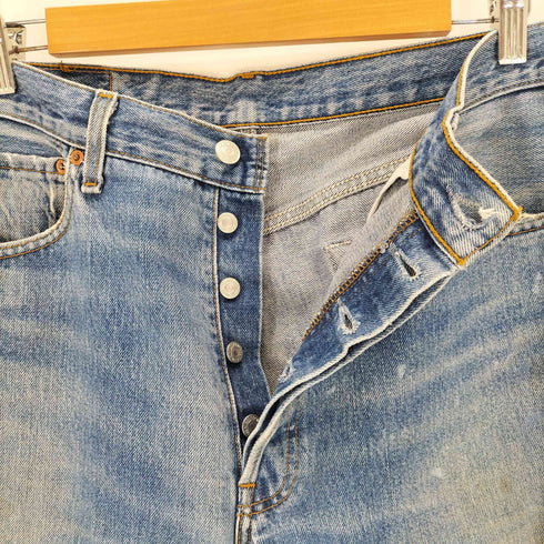 リーバイス Levis ボタン裏273刻印 ペンキ加工デニムパンツ 501 メンズ