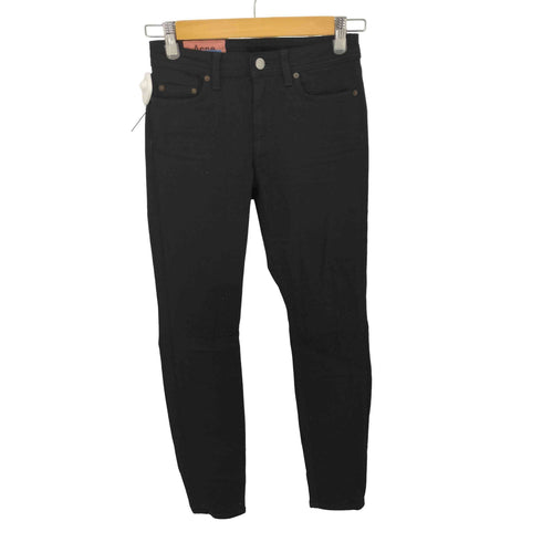 アクネストゥディオズブロコンスト Acne Studios Bla Konst Climb Stay Black スキニーデニムパンツ レディース 25/32