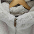 ザラ ZARA フード付きファーベスト レディース import:S