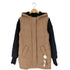 カリアング KariAng バイカラー フーデッド ダウンコート レディース JPN:M