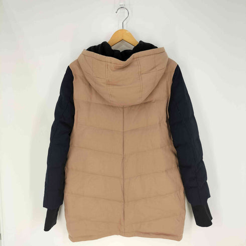 カリアング KariAng バイカラー フーデッド ダウンコート レディース JPN:M