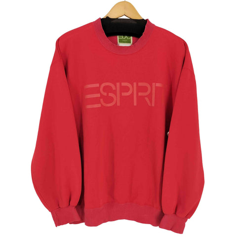 エスプリ ESPRIT ロゴプリント クルーネックスウェット レディース