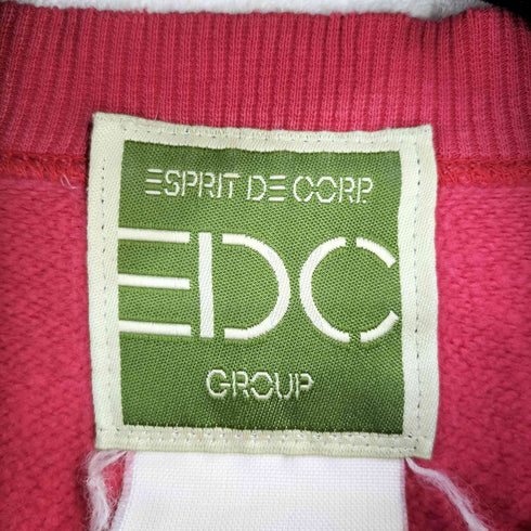 エスプリ ESPRIT ロゴプリント クルーネックスウェット レディース