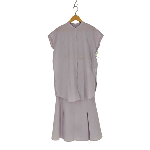 ナノユニバース NANO universe ロングシャツ×フレアスカート セットアップ レディース FREE