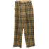 バーバリー BURBERRY 英国製 ノバチェック タックウールスラックス レディース 10 REG