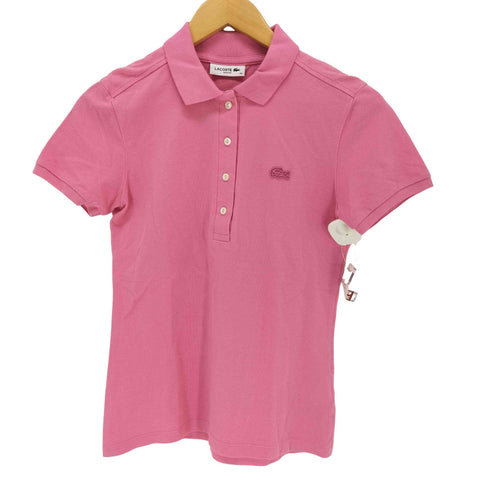 ラコステ LACOSTE スリムフィット ストレッチコットンピケポロ レディース JPN:34