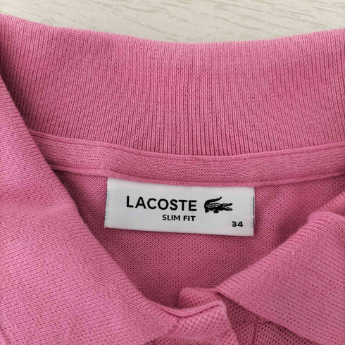 ラコステ LACOSTE スリムフィット ストレッチコットンピケポロ レディース JPN:34