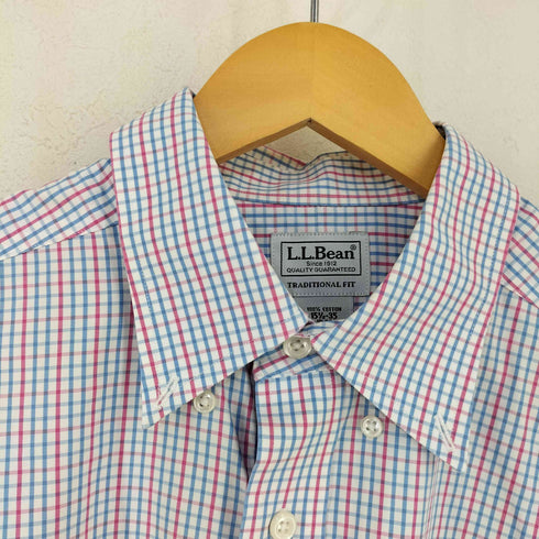 エルエルビーン L.L.Bean TRADITIONAL FIT チェック BDシャツ メンズ 15 1/2-15