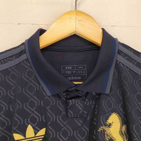 アディダス adidas チームロゴジャージーポロシャツ メンズ JPN:XS