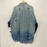 ダンケシェーン Danke Schon Big Denim Shirts クラッシュ ダメージ デニム L/S ビッグ シャツ メンズ FREE
