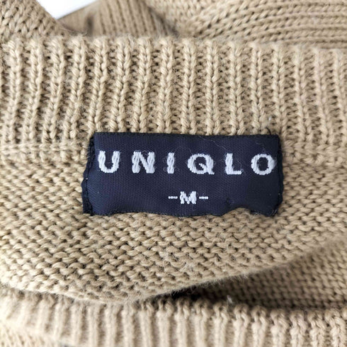 ユニクロ UNIQLO 90S OLD フロントチェックパネル切替ニット メンズ JPN:M
