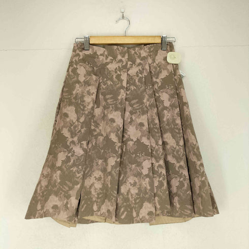 ジルサンダーネイビー JIL SANDER NAVY MADE IN ITALY ジャガード織プリーツスカート レディース FR:32