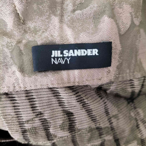 ジルサンダーネイビー JIL SANDER NAVY MADE IN ITALY ジャガード織プリーツスカート レディース FR:32