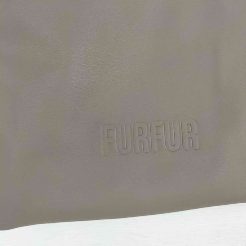 ファーファー furfur バイカラーレザーライクトート レディース