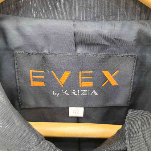エヴェックスバイクリツィア EVEX by KRIZIA コーティングメタリックトレンチコート レディース JPN:42