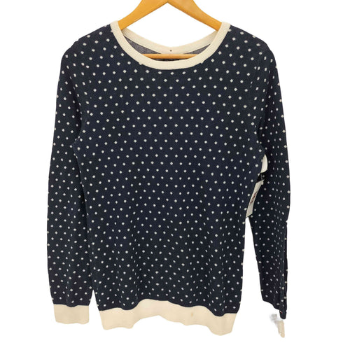 トミーヒルフィガー TOMMY HILFIGER クルーネック プルオーバーニット ドット レディース L/G